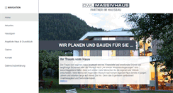 Desktop Screenshot of owl-massivhaus.de